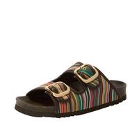 scholl - Pantolette - Noelle blau/braun/gelb - Gr. - 41