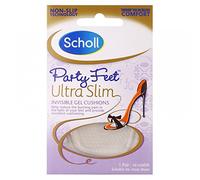 Scholl Party Feet Ultra Slim Gel-Polster zum Schutz des vorderen Teils der Fußsohlen, transparentes Polster für High Heels, Anti-Rutsch-Technologie, 1 Paar