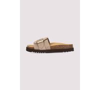 Scholl Sandale Leder Braun 40 Dark beige