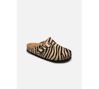 Scholl Damen FAE Sandale, Zebra Beige Black, 40 EU