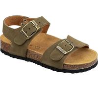Scholl Unisex Kinder Jeans Sandale, kaki, 24 EU