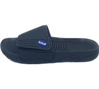 Scholl Unisex Nautilus Slide Sandal, Schwarz, 35 1/3 EU