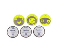 School-Mood 6er Patchy Set Yellow Monsters Neon Reflektor