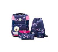 SCHOOL-MOOD Champion Maxx Leni (Hund), 6-tlg. Schulranzenset höhenverstellbar, 22 Liter, 1,1 kg Grundschule 1.-4. Klasse, Modell 2026