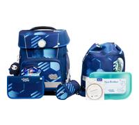 school mood - school mood Jonas Fußball Champion Maxx Pro Schulranzen Set 7-tlg. 1165g 22L Blau