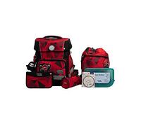 School-Mood Champion Maxx Pro Mila Schulranzen-Set 7-teilig rot