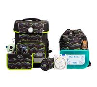 School Mood Champion Pro Finn (Raubkatze), 7-tlg. Schulranzenset