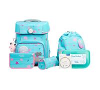 Schulranzen SCHOOL-MOOD "Champion Pro", Kinder, Gr. B/H/T: 30cm x 40cm x 23cm, lilly (mermaid) mit moodie charly clever, Polyester, Rucksäcke, mit LED-Patchy (79722606-0) lilly (mermaid) mit moodie ch