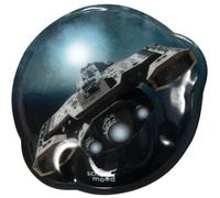 School-Mood LED-Patchy für Schulranzen - Klett-Patchy mit wechselbaren Designs für Kinder - Trendiges Schulrucksack-Accessoire für jeden Geschmack, perfekt für die Grundschule (Raumschiff)