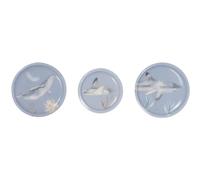 SCHOOL-MOOD Patchies-Set 3tlg. zu Schulranzen Aqua blau, Mehrfarbig