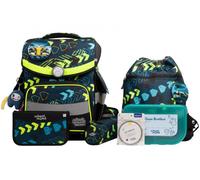 school mood - school mood Elias Rennwagen Timeless Pro Schulranzen Set 7-tlg. 995g 23,5L Multicolor