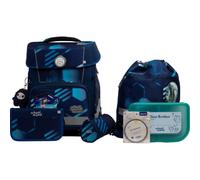 school mood - school mood Jonas Fußball Champion Maxx Pro Schulranzen Set 7-tlg. 1165g 22L Blau