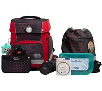 school mood - school mood Mika Drache Champion Maxx Pro Schulranzen Set 7-tlg. 1165g 22L Grau
