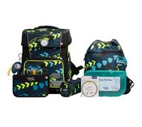 School-Mood Schulranzen-Set Champion Pro Elias (Racing) 7-tlg., 30×40×23 cm, Polyester