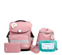 School-Mood Schulranzen Set Timeless Pro Axolotl (Ocean Collection) 6-teilig