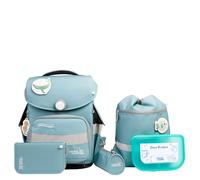 School-Mood Schulranzen Set 6tlg. Timeless Pro Dolphin (Ocean Collection, 2025)