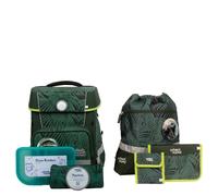 School-Mood Schulranzen-Set Champion Maxx Daniel (Dinosaurier), 7-teilig