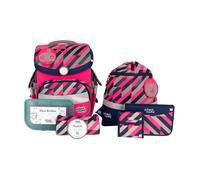 School-Mood Schulranzen Set 7tlg. Timeless Air+ Yuna neon pink