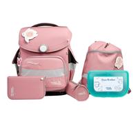 School-Mood Schulranzen Set Timeless Pro Axolotl (Ocean Collection) 6-teilig
