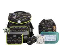 School-Mood Schulranzen Set Timeless Pro Finn (Raubkatze) 7-teilig
