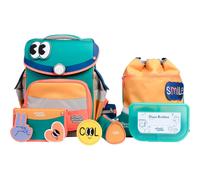 School-Mood Schulranzen Set Timeless Pro Happy Emerald (Colours Collection) 6-teilig