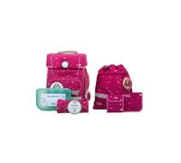 School-Mood Schulranzenset Champion Maxx Hannah (Hase), 7-teilig Grundschule Schulrucksack Schulranzen