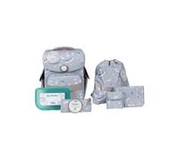 school mood - schoolmood Aqua Schulranzen-Set 7-tlg. Nordic Edition Timless Air 980g 23l aqua Blau