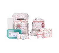 SCHOOL-MOOD - Softbag Schulranzen Set Dragonfly, 8-teilig - Rebel Air+ - inkl. Zubehör - Schultasche Jungen & Mädchen - Schulrucksack für Kinder in der 1. bis 4. Klasse - Dragonfly (Nordic Collection)