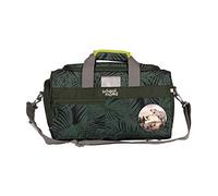 School-Mood Sporttasche für die Grundschule - Geräumig, mit Nassfach, Reißverschluss, abnehmbarem Schultergurt & reflektierenden Flächen, Trainingstasche & Freizeittasche (Daniel Dinosaurier)