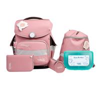 School-Mood Schulranzenset Timeless Pro Axolotl (Ocean Collection), 6-teilig