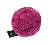 Schoppel Wolle Admiral Pro Shadow | Sockenwolle 4fädig einfarbig pink zum stricken und häkeln | umweltschonendes Sockengarn aus kontrolliert biologischem Anbau (2373)