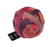 Schoppel Wolle Zauberball Stärke 6, 150g bunte Sockenwolle 6-fädig, dicke Strumpfwolle 6-fach, Sockengarn mit Farbverlauf zum stricken und häkeln | 75% Wolle, 25% Polyamid (2631 Italian Sunset)
