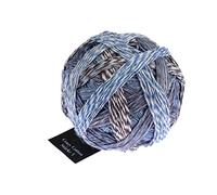 Schoppel Zauberball Crazy Cotton Stärke 4, Häkelwolle Baumwollgarn reine Baumwolle mit individuellem Farbverlauf, 100g 420m (2390 Meer und mehr)