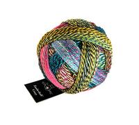 Schoppel Zauberball Crazy | Nachhaltige Sockenwolle mit Farbverlauf | Sockengarn zum Stricken oder Häkeln | bunte Strumpfwolle 100g (2389 Jubilaeumsparty)