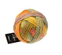 Schoppel Zauberball Edition 3 | Reine Merinowolle mit Farbverlauf zum Stricken und Häkeln | 100% Wolle | Merino extrafine für Nadelstärke 3 bis 3,5 mm (2594 Katzengold)