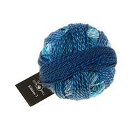 Schoppel Zauberball Edition 3 | Reine Merinowolle zum Stricken und Häkeln | 100% Wolle | Merino extrafine für Nadelstärke 3 bis 3,5 mm (2362 Blauschleier)