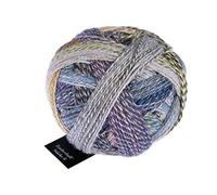 Schoppel Zauberball Stärke 6, 2427 Föhnlage, 150 Gramm, bunte, dicke Sockenwolle 6-fädig mit Farbverlauf, Socken stricken, häkeln