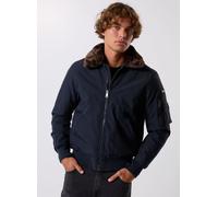 Schott - Bekleidung Blouson Col Fourrure Schott AIRLINES - blau - Größe L