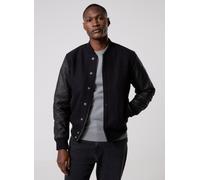 Schott - Bekleidung Blouson Universite Bi-matiere Cuir/laine - Schwarz - Größe M