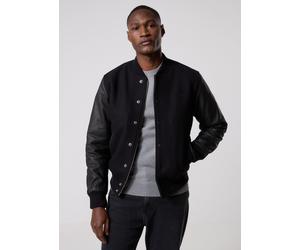 Schott - Bekleidung Blouson Universite Bi-matiere Cuir/laine - Schwarz - Größe XL