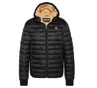 Schott Express Herren-Daunenjacke, Schwarz, Schwarz , L