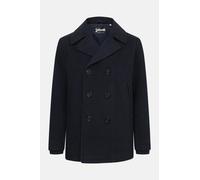 Schott NYC Caban Blau Pea Coat Jacke Blau S