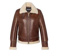 Schott NYC Damen LCW1257 Lederjacke, Mokka, 38