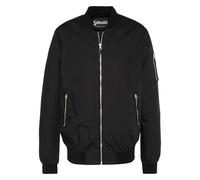 Schott NYC Herren Cabers-Black-XXXL Bombers, Schwarz, 3XL Grande Taille
