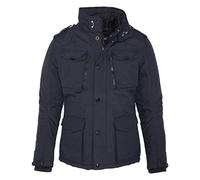 Schott NYC Herren Field Jacke, Blau (Navy), Large
