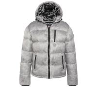 Schott NYC Herren Inwood Jacke, Hellgrau, S