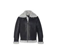 Schott NYC Herren Lc1259 Lederjacke, Schwarz/Off White, L