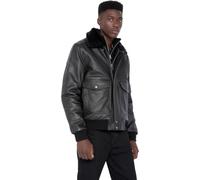 Schott NYC Herren Lederjacke Jacke LC5331X, Gr. Medium, Schwarz (anthic black 90)