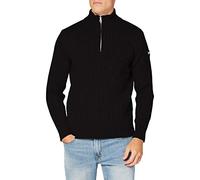 Schott NYC Herren PLECORAGE2 Pullover, Black, Medium