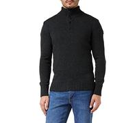 Schott NYC Herren Ploutrider4 Pullover Not Applicable, Anthrazit, Large